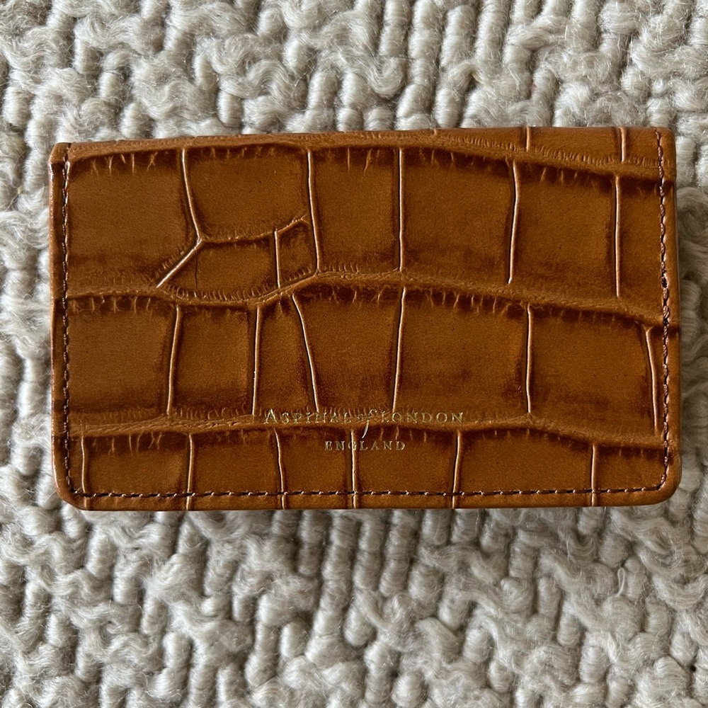 NWT Aspinal Leather Card Holder - Picture 7 of 11